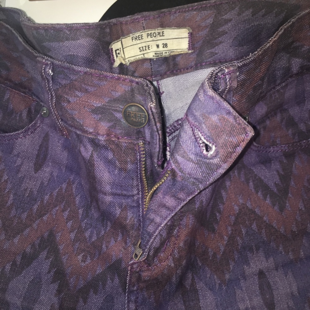 Free People tribal print pants